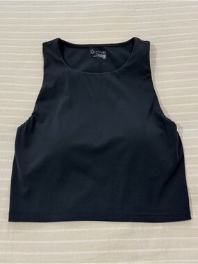OFFLINE by Arie Dark Gray Real Me XTRA High Neck Longline Sports Bra